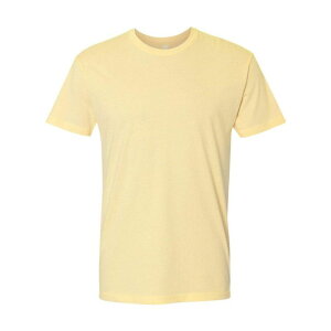 �l�N�X�g���x�� ���f�B�[�X �g�b�v�X T�V���c �R�b�g�� Next Level Unisex Cotton T-Shirt Banana Cream �N���[��