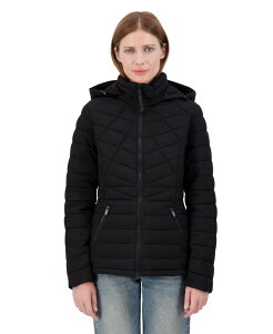 �i�E�e�B�J ���f�B�[�X �A�E�^�[ �W���P�b�g�E�u���]�� Women's Nautica Mech Stretch Packable Jacket Black �u���b�N