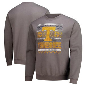 �C���[�W���� �����Y �g�b�v�X T�V���c �X�E�F�b�g �t���[�X Image One Men's Anthracitennessee Volunteers Holiday Fleece Sweatshirten Grey �O���[