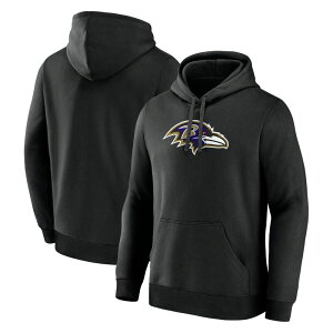 ���S�A�X���`�b�N �����Y �g�b�v�X T�V���c �p�[�J�[ Men's Logo Athletic Black Baltimore Ravens Primary Logo Hoodie Rav Black �u���b�N