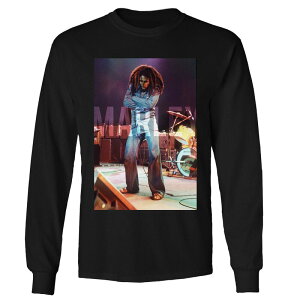 �A�j���L�����N�^�[ �����Y �g�b�v�X T�V���c Licensed Character Men's Bob Marley Arms Crossed Long Sleeve Tee Black �u���b�N