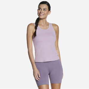 �X�P�b�`���[�Y ���f�B�[�X �g�b�v�X T�V���c Women'skechers GO WALK LUXE Rib Tank Top Misty Mauve
