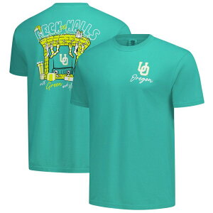 �C���[�W���� �����Y �g�b�v�X T�V���c Image One Men's Green Oregon Ducks Deck the Halls Comfort Colors T-Shirt Uoo Green �O���[��