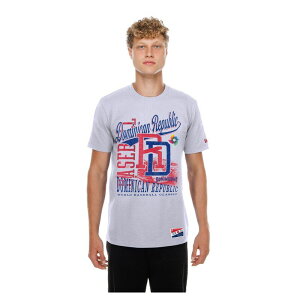 �j���[�G�� �����Y �g�b�v�X T�V���c �~�j Men's New Era White Dominican Republic Baseball 2026 World Baseball Classic Oversized Throwback Distressed T-Shirt Mlb White �z���C�g