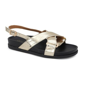 ���L ���f�B�[�X �V���[�Y �T���_�� Yoki Paxton-15 Women's Adjustable Strap Sandals Gold �S�[���h
