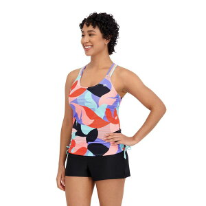 �[���G�N�X�|�[�W���[ ���f�B�[�X ���� �g�b�v�̂� Women's ZeroXposur Triple Strap Tankini Swim Top Coral �R�[����