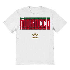 �A���u�� �����Y �g�b�v�X T�V���c �O���t�B�b�N Men's Umbro Moroccountry Stack Graphic Tee White �z���C�g