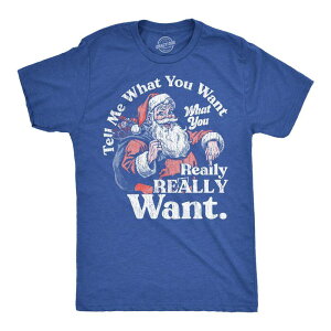 �N���C�W�[�h�b�O T�V���c �����Y �g�b�v�X Crazy Dog T-Shirts Mens Funny T Shirts Tell Me What You Want What You Really Want Sarcastichristmas Tee Heatheroyal �w�U�[