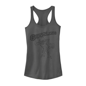 �A�j���L�����N�^�[ ���f�B�[�X �g�b�v�X T�V���c �O���t�B�b�N Licensed Character Juniors' Gremlins Kingston Fallstripe Graphic Tank Top Charcoal �`���R�[��