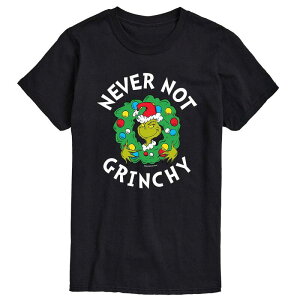 �A�j���L�����N�^�[ �����Y �g�b�v�X T�V���c �g�[�� Licensed Character Big & Tall Never The Not Grinchy Tee Black �u���b�N