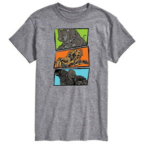 �A�j���L�����N�^�[ �����Y �g�b�v�X T�V���c �g�[�� �}�L�V �O���t�B�b�N Licensed Character Big & Tall Transformers Maximal Action Panels Graphic Tee Gray �O���[