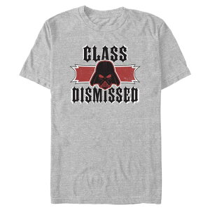 �X�^�[ �E�H�[�Y �����Y �g�b�v�X T�V���c �O���t�B�b�N Men'star Wars Darth Vader Class Dismissed Graphic Tee Athletic Heather �w�U�[