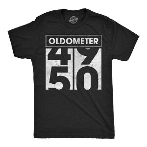 �N���C�W�[�h�b�O T�V���c �����Y �g�b�v�X �O���t�B�b�N Crazy Dog T-Shirts Mens Funny T Shirts Oldometer 49 to 50 Sarcastic Old Person Graphic Novelty Tee for Men Heather Black �u���b�N