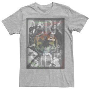 �X�^�[ �E�H�[�Y �����Y �g�b�v�X T�V���c Men'star Wars Darth Vader Collage Poster Tee Athletic Heather �w�U�[