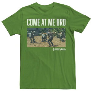 �A�j���L�����N�^�[ �����Y �g�b�v�X T�V���c �O���t�B�b�N Licensed Character Men's Jurassic World Come At Me Bro Movie Still Graphic Tee Kelly