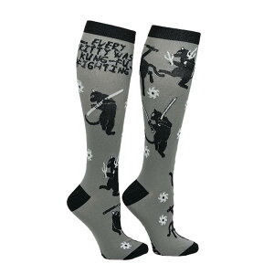 �N���C�W�[�h�b�O T�V���c �����Y �A���_�[�E�F�A �C�� Crazy Dog T-Shirts Unisex Every Kitty Was Kung Fu Fighting Funny Compression Socks for Men and Women Every Kitty Kung Fu