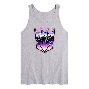 �A�j���L�����N�^�[ �����Y �g�b�v�X T�V���c Licensed Character Men's Transformers Chrome Tank Top Gray �O���[