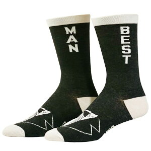�N���C�W�[�h�b�O T�V���c �����Y �A���_�[�E�F�A �C�� Crazy Dog T-Shirts Men's Best Man Socks Funny Weddingroomsman Tuxedo Gift for Best Manovelty Footwear Black �u���b�N