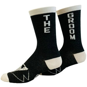 �N���C�W�[�h�b�O T�V���c �����Y �A���_�[�E�F�A �C�� Crazy Dog T-Shirts Men's Groom Socks Funny Wedding Day Gift Marriage Novelty Footwear Black �u���b�N