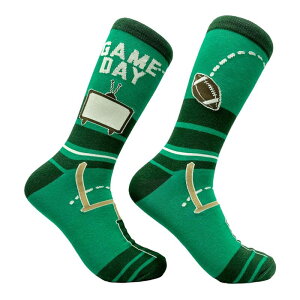 �N���C�W�[�h�b�O T�V���c �����Y �A���_�[�E�F�A �C�� �_�E�� Crazy Dog T-Shirts Men's Game Day Socks Funny Football Games Touchdown Footwear Game Day