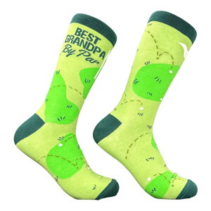 �N���C�W�[�h�b�O T�V���c �����Y �A���_�[�E�F�A �C�� �O���t�B�b�N Crazy Dog T-Shirts Men's Best Grandpa By Par Socks Funny Sarcastic Golf Graphic Novelty Fathers Day Footwear For Men Multi �}���`�J���[