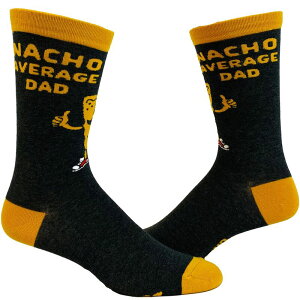�N���C�W�[�h�b�O T�V���c �����Y �A���_�[�E�F�A �C�� Crazy Dog T-Shirts Men's Nacho Average Dad Socks Funny Cinco De Mayo Sombrero Novelty Footwear Multi �}���`�J���[