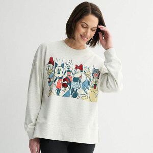 �f�B�Y�j�[ ���f�B�[�X �g�b�v�X T�V���c �Z�[�^�[ Women's Disney's Mickey Mouse & Friends Americana Pullover Sweater No Color