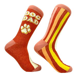 �N���C�W�[�h�b�O T�V���c �����Y �A���_�[�E�F�A �C�� Crazy Dog T-Shirts Men's Dog Dad Socks Funny Cool Puppy Father Pet Lovers Footwear Multi �}���`�J���[