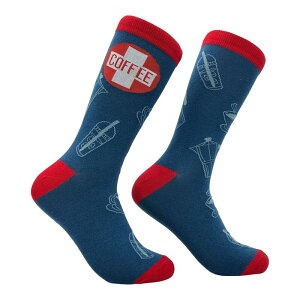 �N���C�W�[�h�b�O T�V���c �����Y �A���_�[�E�F�A �C�� �O���t�B�b�N Crazy Dog T-Shirts Men's Coffee First Aid Socks Funny Sarcasticaffeine Graphic Footwear Coffee First Aid �R�[�q�[