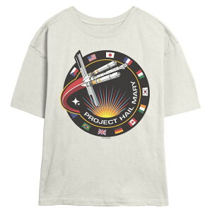 �A�j���L�����N�^�[ ���f�B�[�X �g�b�v�X T�V���c �O���t�B�b�N Licensed Character Juniors' Project Hail Mary Shuttlemblem Skimmer Graphic Teegret