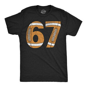 �N���C�W�[�h�b�O T�V���c ���f�B�[�X �g�b�v�X Crazy Dog T-Shirts Mens Funny T Shirts 6 7 Football Sarcastic Viral Meme Tee For Men Heather Black �u���b�N