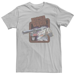 �A�j���L�����N�^�[ ���f�B�[�X �g�b�v�X T�V���c Licensed Character Men's Transformers Megatron Decepticon Leaderetro Tee Silver �V���o�[