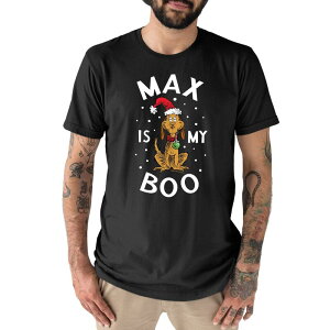 �A�j���L�����N�^�[ ���f�B�[�X �g�b�v�X T�V���c Licensed Character Men's Dr. Seuss The Grinch Max Is My Boo Tee Black �u���b�N