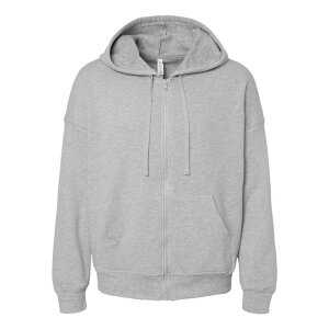 �x���L�����o�X ���f�B�[�X �g�b�v�X T�V���c �t���[�X �p�[�J�[ Bella+Canvas BELLA + CANVAS Unisex Sponge Fleece DTM Full-Zip Hoodie Athletic Heather �w�U�[