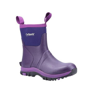 �R�b�c�E�H���Y ���f�B�[�X �V���[�Y �u�[�c�E���C���u�[�c Cotswold Womens/Ladies Blaze Neoprene Wellington Boots Purple �p�[�v��