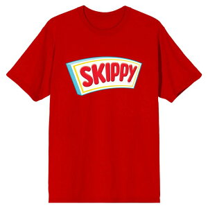 �A�j���L�����N�^�[ �����Y �g�b�v�X T�V���c ���S �O���t�B�b�N Licensed Character Men'skippy Logo Short Sleeve Graphic Tee Red ���b�h