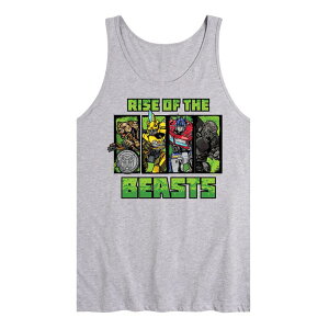 �A�j���L�����N�^�[ ���f�B�[�X �g�b�v�X T�V���c �O���t�B�b�N Licensed Character Men's Transformers Rise Of The Beasts Graphic Tank Top Gray �O���[
