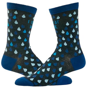 �N���C�W�[�h�b�O T�V���c ���f�B�[�X �A���_�[�E�F�A �C�� Crazy Dog T-Shirts Women's I Cry At Work Socks Funny Emotional Office Humor Novelty Footwear Navy �l�C�r�[