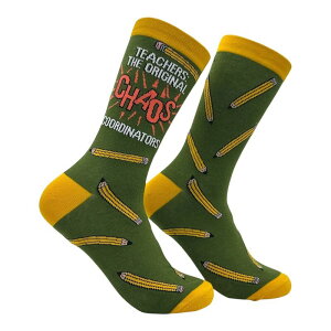 �N���C�W�[�h�b�O T�V���c ���f�B�[�X �A���_�[�E�F�A �C�� Crazy Dog T-Shirts Women's Teachers The Original Chaos Coordinatosocks Funny Sarcastic Novelty Footwear for Ladies Teacher Chaos