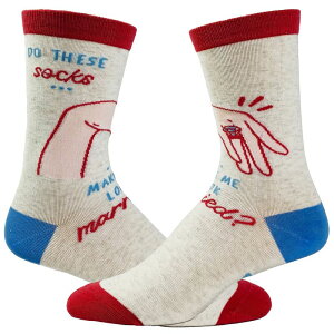 �N���C�W�[�h�b�O T�V���c ���f�B�[�X �A���_�[�E�F�A �C�� Crazy Dog T-Shirts Women's Do These Socks Make Me Look Married Socks Funny Wedding Bridengagement Ring Footwear Look Married