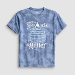 �G�X�I�[ ���f�B�[�X �g�b�v�X T�V���c �v���X�T�C�Y �O���t�B�b�N Girls 7-20 SO Short Sleeve Oversized Graphic Tee in Regular & Plusize Books Bow Navy �l�C�r�[