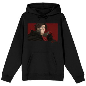 �A�j���L�����N�^�[ �����Y �g�b�v�X T�V���c �p�[�J�[ Licensed Character Men's Castlevania Trevor Belmont Hoodie Black �u���b�N