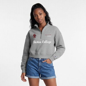 �`�����s�I�� ���f�B�[�X �g�b�v�X T�V���c Women's Champion Gray Boston Collegeagles Academic Triumph Quarter-Zipullover Bos Grey �O���[