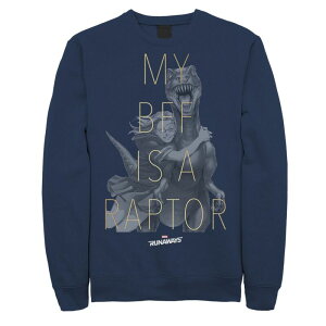 �}�[�x�� �����Y �g�b�v�X T�V���c ���[�X �t���[�X �O���t�B�b�N Men's Marvel Runaways Gertrude Yorkes Old Lace BFF Raptor Graphic Fleece Pullover Navy �l�C�r�[