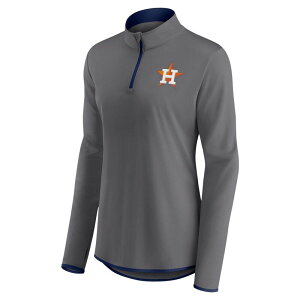 �v���t�@�C�� ���f�B�[�X �g�b�v�X T�V���c �v���X�T�C�Y �W���P�b�g Women's Profile Charcoal Houston Astros Plusize Quarter-Zip Jacket Ast Charco �`���R�[��
