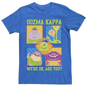 �f�B�Y�j�[ �s�N�T�[ �����Y �g�b�v�X T�V���c Disney / Pixar Men's Disney Pixar Monsters University Oozma Kappa Cartoon Group Tee Royal Heather �w�U�[