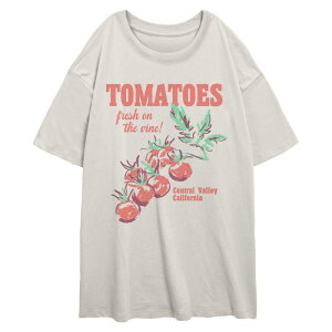 �A�j���L�����N�^�[ ���f�B�[�X �g�b�v�X T�V���c �O���t�B�b�N Licensed Character Juniors' SO Tomatoes Fresh On The Vine Graphic Teegret