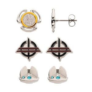 yz X^[ EH[Y fB[X sAXECO ANZT[ Star Wars Obi-Wan Kenobi Stud Earring Trio Set Multi