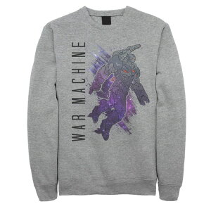 �}�[�x�� �����Y �g�b�v�X T�V���c �t���[�X Men's Marvel Avengers War Machine Galaxy Painted Fleece Athletic Heather �w�U�[