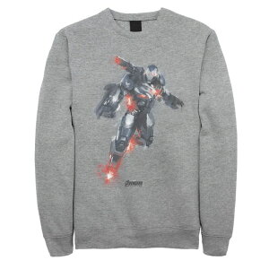 �}�[�x�� �����Y �g�b�v�X T�V���c �t���[�X Men's Marvel Avengers War Machine Blast Off Painted Fleece Top Athletic Heather �w�U�[